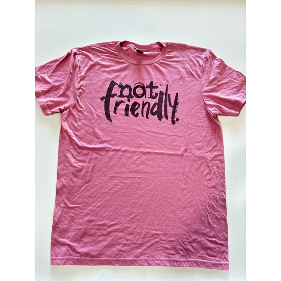 Not Friendly T-Shirt Funny Relatable Sarcastic Tee - Picture 2 of 4